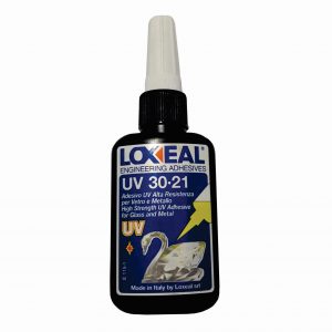 Cola UV-30-21 para vidro e metal